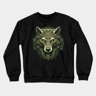 Irish and Celtic Wolf Crewneck Sweatshirt